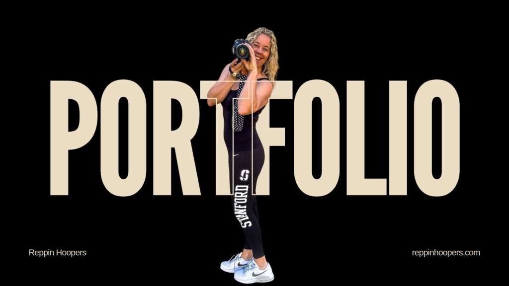 Portfolio cover picture showing a photograpger