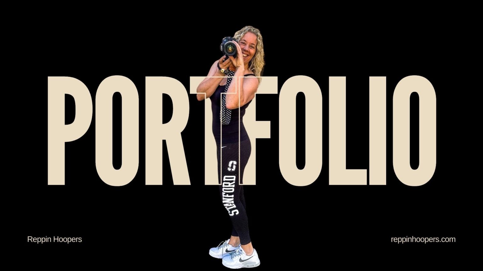 Portfolio cover picture showing a photograpger